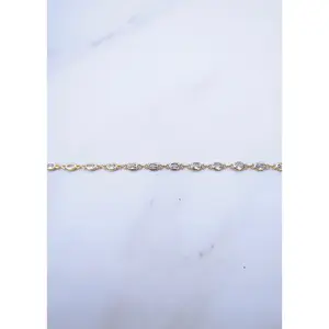 Oval Bezel Waist Chain