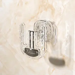 Suction Cup Slipper Holder, 1 Count Wall Mounted Slipper Storage Rack, Punch Free    Slipper Holder, Bathroom Accessories, Home Organizer for Bathroom