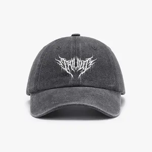 Unisex Trivium Band Baseball Cap -Vintage Street Style, Adjustable Double-Fastening Hat, Signature Pattern, Gift for Men & Women