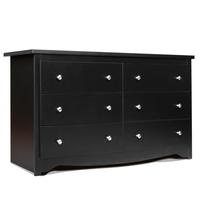6-Drawer Black