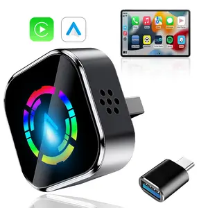 2025 New Wireless CarPlay Adapter,Upgrade Wired Carplay to Wireless,Mini USB Design for Cars with Wired Carplay Plug and Play Easy USE Fast Stable Connection CarPlay for iPhone and Android Wireless Adapter Dongle
