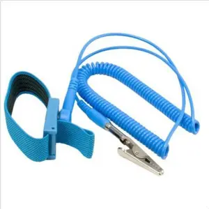 Anti-Static Wrist Band ESD Grounding Strap Prevents Static Build Up Blue