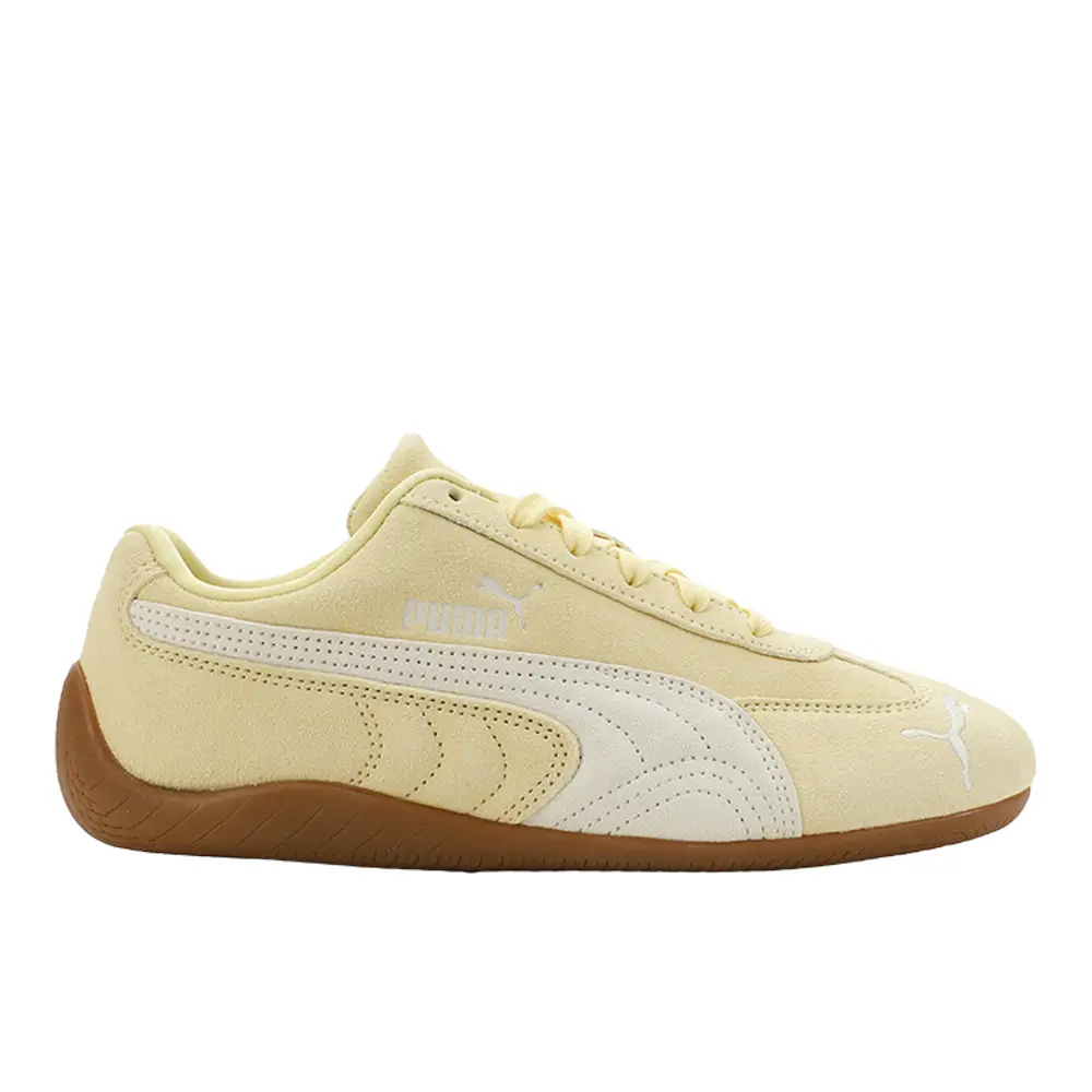 PUMA Womens Speedcat Og Lace Up Sneakers Shoes Casual - Yellow