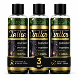 3 Pack Aceite de Ciatica Sciatic Nerve Body Oil Premium Natural 30 ML. Massage Oil Masaje