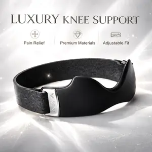 FallFreshness Silicone Patella Knee Strap for Knee Pain Relief Adjustable Brace for Women & Men Ideal for Running Basketball Volleyball Squats Tendonitis and Jumper's Knee Support