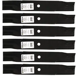 6 Rolled Air-Lift Blades fit Replacement for Gravely 046998 08779200 Toro 113579 Lesco 050403