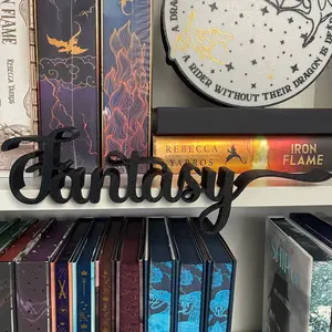 Fantasy 3D Book Shelf Sign for Home and Office Decor