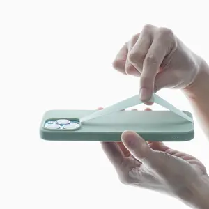 WANPOOL Security Elastic Phone Strap, Universal Slim Hand Finger Grip, Non-slip Cell Phone Holder, fit Most Smartphones Case - 2 Pieces (Green) Adjustable Cellphone car phone holder