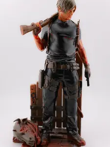 3D Resin Model of Leon Kennedy from Resident Evil - Professionally Airbrush Painted - 8K Resolution