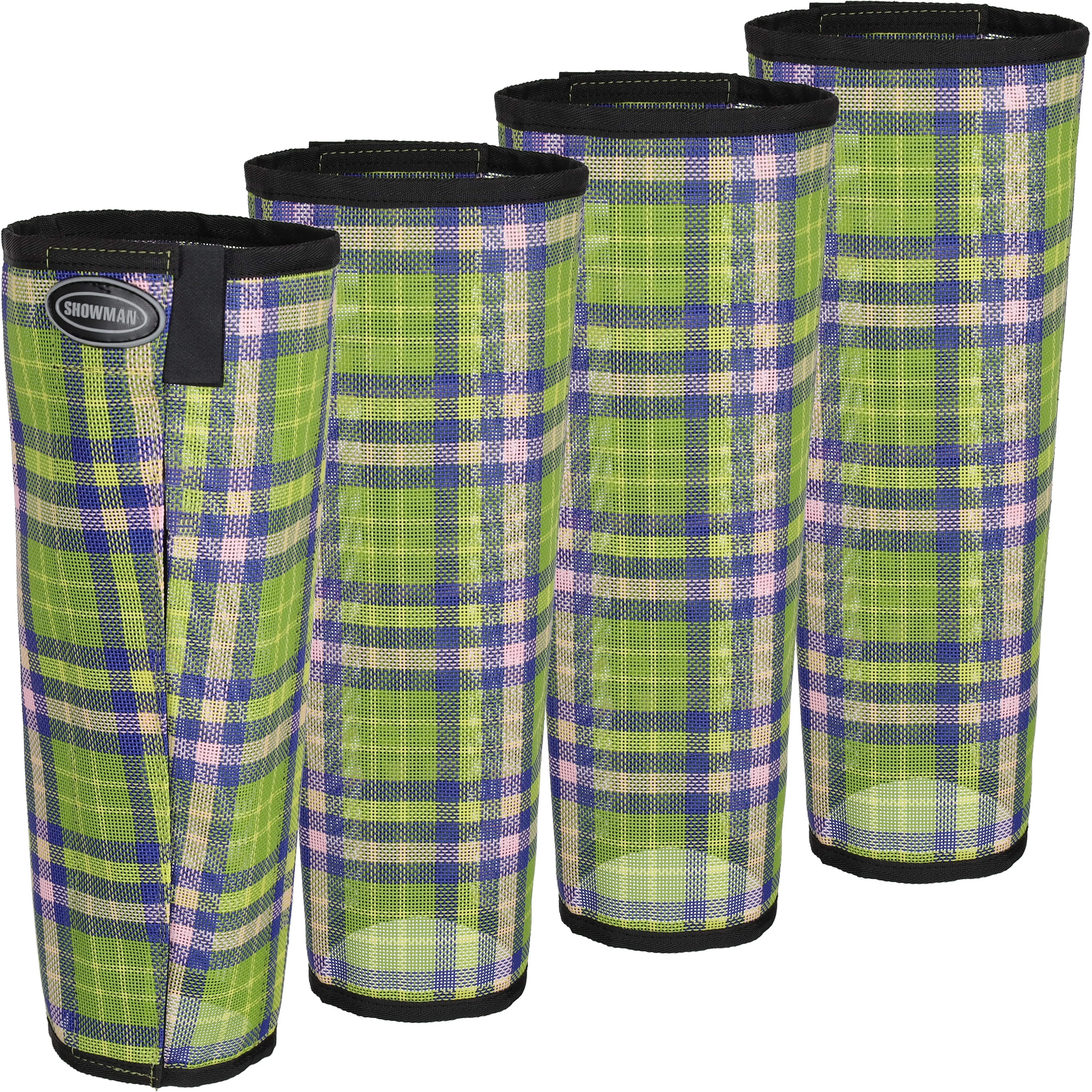 Neon Plaid Stand Up Fly Boot - Medium