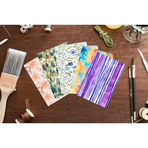 Clay Transfer Sheets, Watercolor Summer Spring , Polymer Clay Transfer Sheet Paper