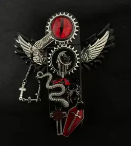 Handmade DIY Inflatable Lighter European and American Street Dark Gothic Style Design