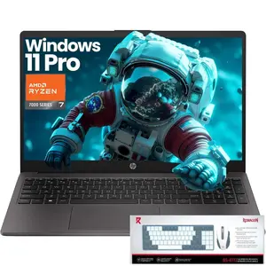 HP Business and Study Laptop 2026 Updated, 15.6" FHD, AMD Ryzen 7 7730U (32GB RAM | 1TB SSD), Numeric Keypad, Webcam, Windows 11 Pro+ Copilot AI, WiFi 6& Bluetooth, Branded Laptop KB Kit