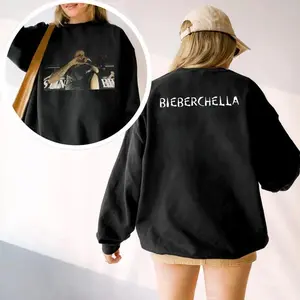 Bieber Coachella Singing With you Shirt, Looking at younger self Tee, 2000s Pop Nostalgic Tee
