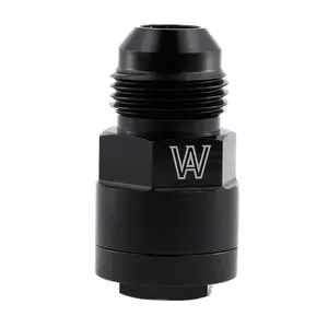 Alloyworks 8AN Fuel Adapter Fitting to 3/8 GM Quick Connect W/Thread Female BLACK