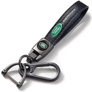 Premium Luxury Land Rover Leather & Metal Keychain