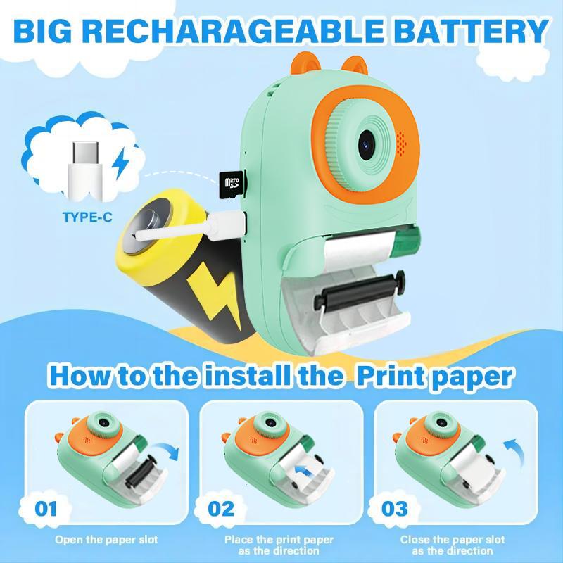【Gift For Kids】Instant Print Kids Camera,1080P Children Printable Camera, Girls Boys Age 3-12, Perfect Birthday or Christmas Gift,disposable camera instant print 【Gift For Kids】Instant Print Kids Camera,1080P Children Printable Camera, Girls Boys Age 3-12, Perfect Birthday or Christmas Gift,disposable camera instant print