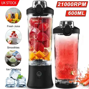 600ML Portable Blender Personal Blender For Shakes Smoothie Maker Fruit Juicer