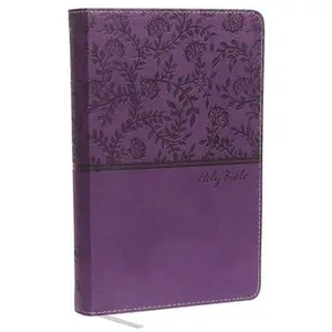 NKJV, Deluxe Gift Bible, Imitation Leather, Purple, Red Letter Edition -- Thomas Nelson, Leather / Fine Binding