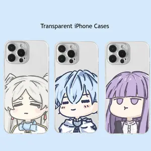 Anime Couple Frieren Himmel Phone Cases For iPhone 17 Promax Pro Air 16 Plus 15 14 13 12 11 Transparent Shockproof Protective Cover Perfect Christmas Halloween Birthday Gift