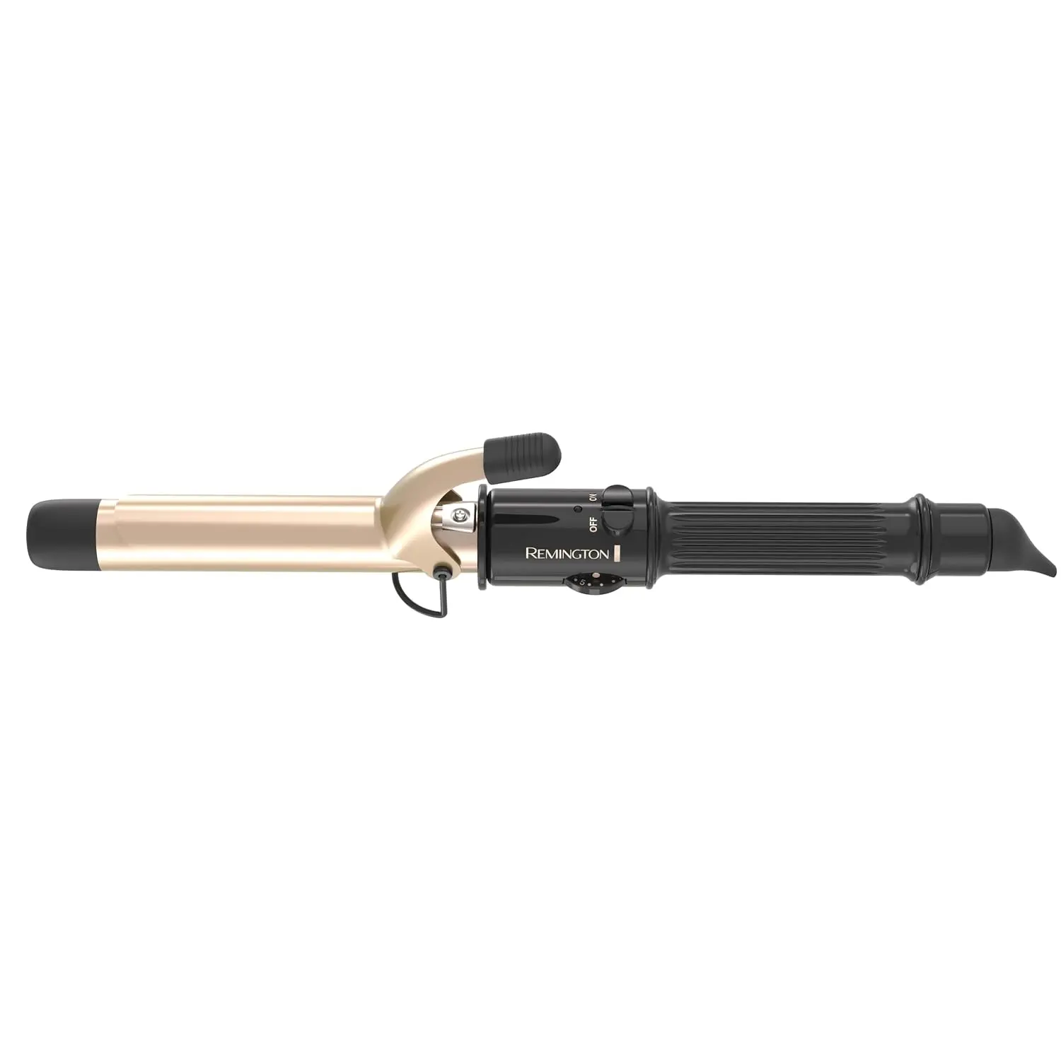 Remington Style Therapy Curling Iron, 1” Barrel, Lasting Curls, Black