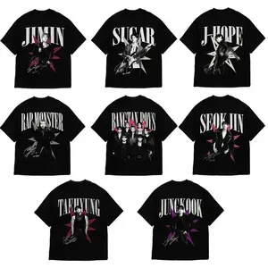 Vintage Seven Comfort Colors Shirt, Bangtan Kpop Merch, Retro 90s Shirt, Gifts For Fans