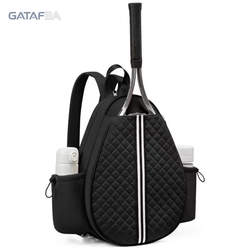 Unisex Multifunctional Pickleball Crossbody Bag - Tennis-Badminton Racket Hanger, Large Capacity Lightweight Waterproof Cosmetic Organizer, Portable Travel Storage for Sports & Commuting