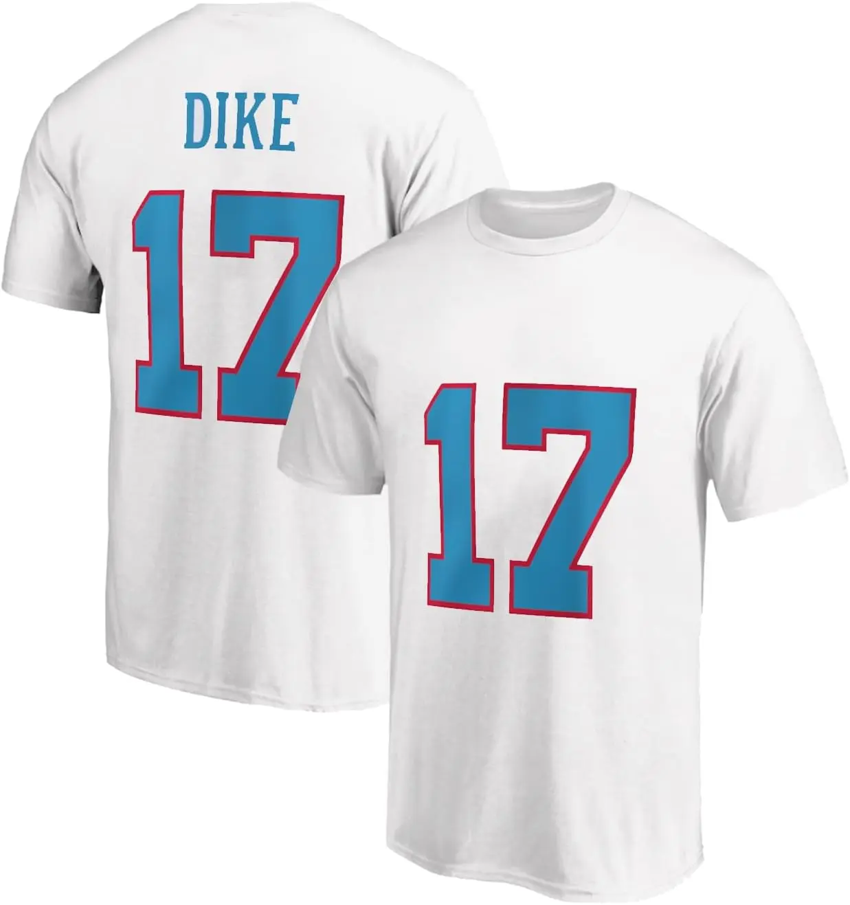 Chimere Dike Tennessee T Shirt Football Jersey #17