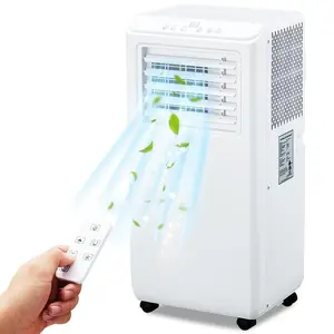 10000 BTU Portable Air Conditioners, 3-In-1 Portable AC Unit Cools Up to 450 Sq.Ft, Quiet Air Conditioner with Fast Cooling/Energy Saving/Remote Control/24Hrs Timer for Bedroom, Office, Apartments
