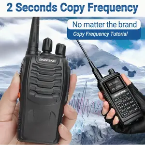 [4pcs Long Range Walkie Talkie] 4pcs Walkie Talkie, 4 Pack Portable Walkie Talkies, 16 Channels Walky Talky, Rechargeable Handheld Two Way Radios, Long Range For Adults With Earpieces, Outdoor Equipment Supports Camping Hiking Hunting