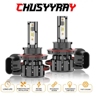 H1 H4/9003 9005/HB3 H11/H9/H8 H7 9008/H13 9012 9007 9006/HB4 LED Bulbs, 96000LM 1000% Ultra Brighter Fog Bulb, 32PCS Lighting Chips, 80,000hrs+ Lifespan Drving Light 6500K White, 1:1 Size Plug N Play Fog Light, Pack of 2