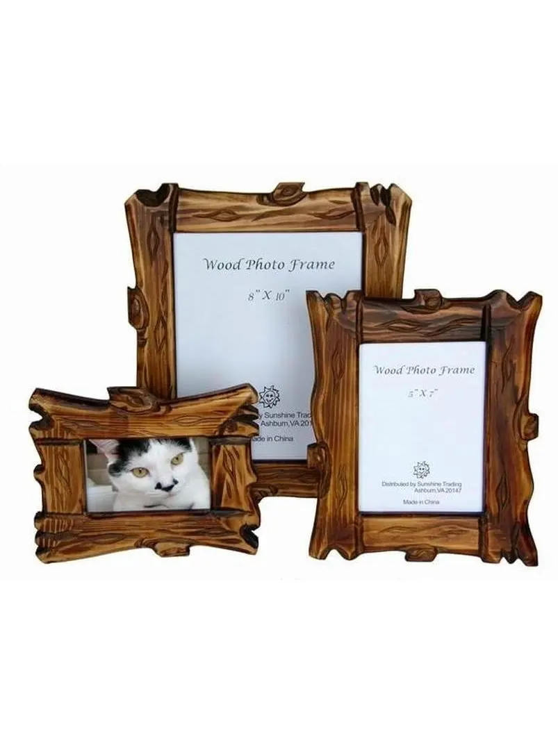 212 MAIN Handmade Wood Photo Frame - 3.5x5 in, Adds Style to Any Room, Uplifts Home Decor for Indoors Use