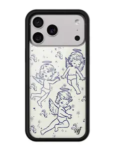 Wildflower Cases - Cherubs, Limited Edition iPhone Case | Accessories Durable Protection Angels  Navy Simple Aesthetic Trendy Casing Cover