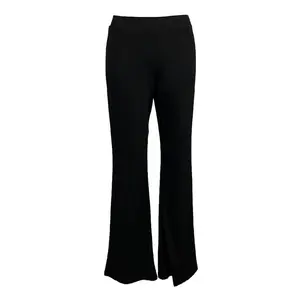 Straight Leg Pant · Black