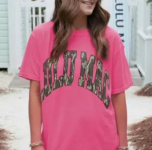 Lulu Mac Mossy Oak Pink Tee