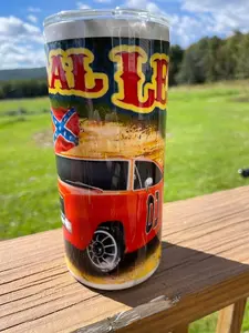 General Lee Tumbler/ Dukes of Hazzard Tumbler