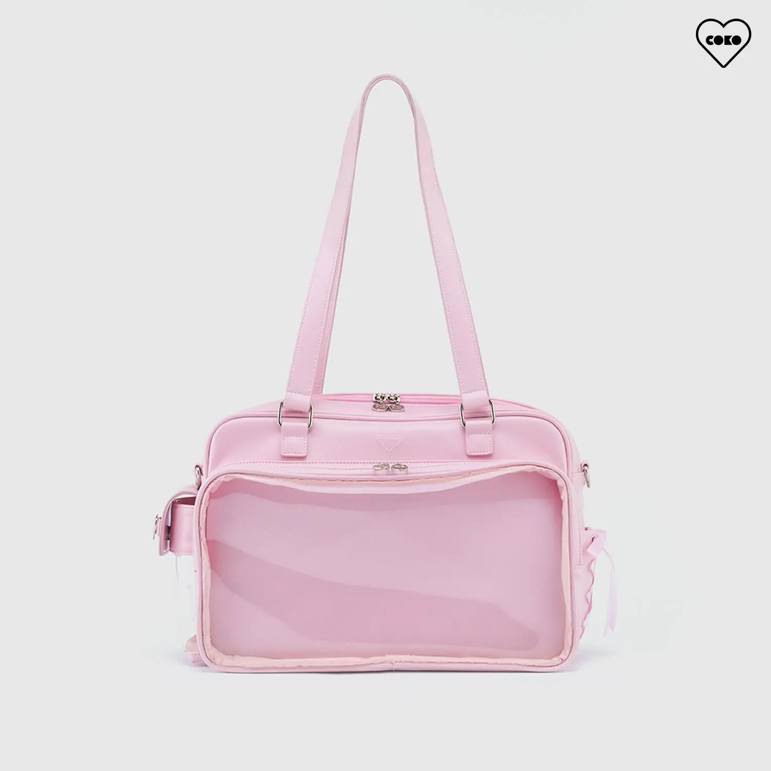 COKODIVE Stage S Series Woven Polyester Crossbody Handbag, Casual Fashion Shoulder Purse for Everyday Wear in Coko Pink, Casual Shoulder Purse, Fashion Crossbody Handbag, Casual Trendy Bag, Chic Crossbody Bag