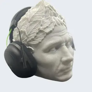 Head of Rome Marble Colored Headphone Stand - Stylish and Practical Accessory for Headphones Accessories Durable