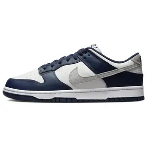 Nike Dunk Low 'Midnight Navy Smoke Grey' - Men's Classic Low-Top Sneaker with Breathable Mesh & Durable Rubber Sole for All Seasons