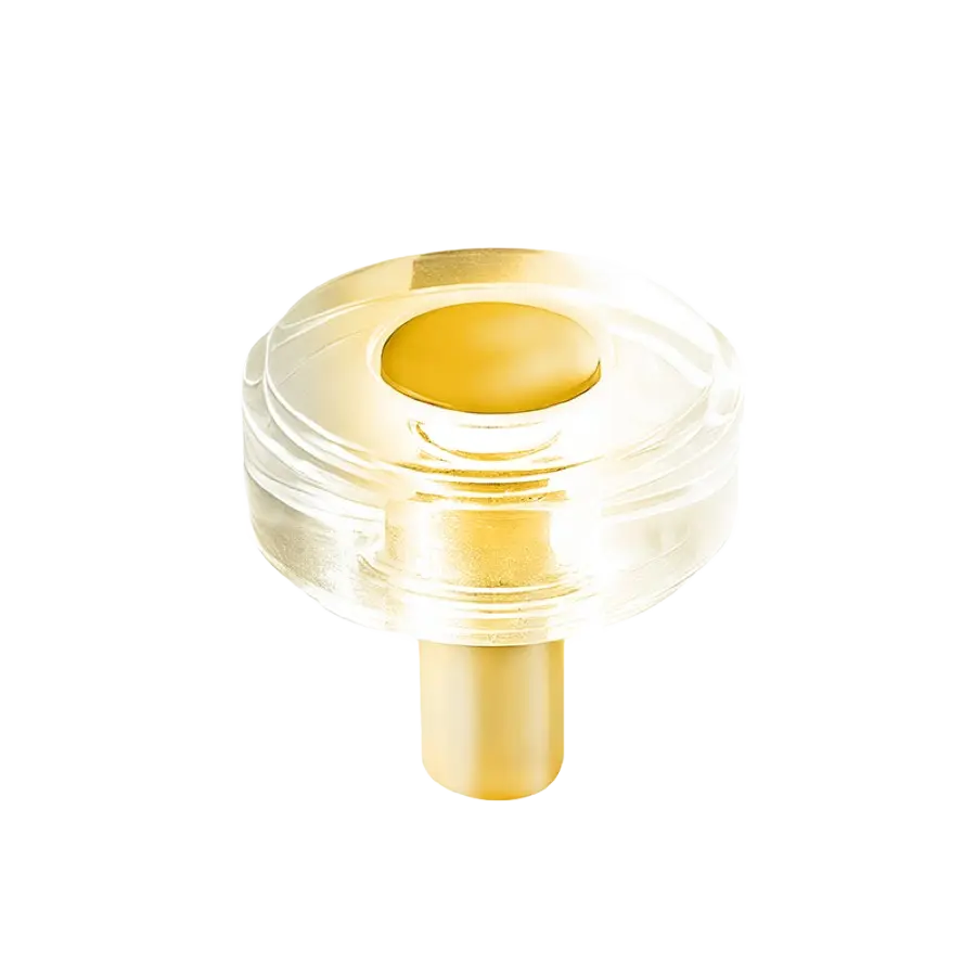 Luxe - 1.2" Brass Finish Cabinet Knob