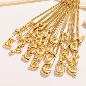 Balloon Deformation Clown Letter Pendant Accessories Versatile Explosive Necklace