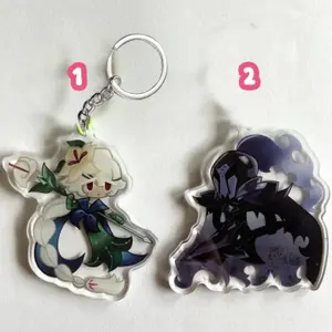 Cookie Run Kingdom White Lily & Silent Salt Acrylic Charms