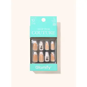 Nail Tip: COUTURE -  COFFIN LONG (3 PCS)