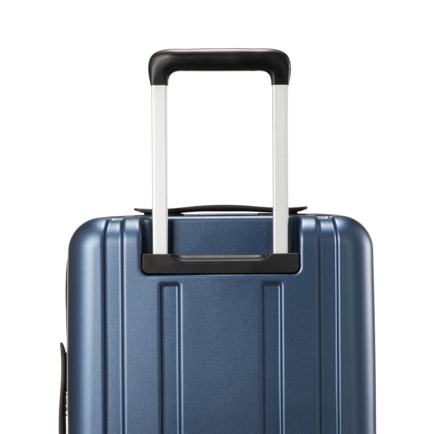 LUGGEX 20 Inch Carry On Luggage, Airline Approved, 100% PC Hard Shell Travel Suitcase with Smooth Spinner Wheels, TSA Lock, Blue