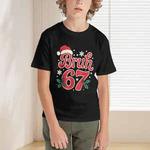 Kids' Unisex T-shirt - 100% Pure Cotton, Soft & Breathable, Classic Crew Neck, Extended Shoulder Coverage, Ideal for School, Work, or Casual Wear, Suitable for All Ages