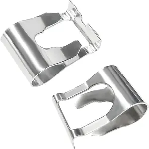 2 PCS Windscreen Wiper Linkage Clip Car Wiper Linkage Bushing Rods Arms Repair Clips Automotive Windsheild Steel Wiper Motor Linkage Repair Clamp Car Accessories