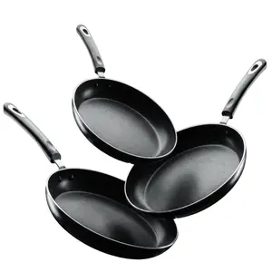 【Haul Deal】Utopia Kitchen 3 - Piece Non-Stick Frying Pan Set – Includes 8", 9.5", & 11" Pans with Induction Bottom Durable Nonstick Coating, Handle for Comfort, & Dishwasher Safe! Aluminium Ceramic Cookware Cooking