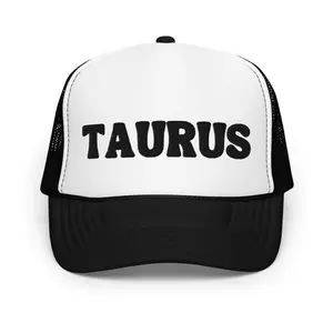 Taurus (Black Lettering) - Foam trucker hat