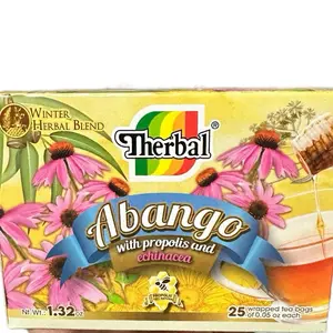 Té de Abango with propolis and echinacea 25 wrapped tea bags of 0.05 oz each