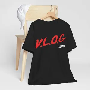 Vlog Squad Unisex Tee - David Dobrik Fan Shirt, Scotty Sire, Zane, Clickbait Blogger Gift Apparel, Squad Goals Outfit, Vlog Squad Tee,
